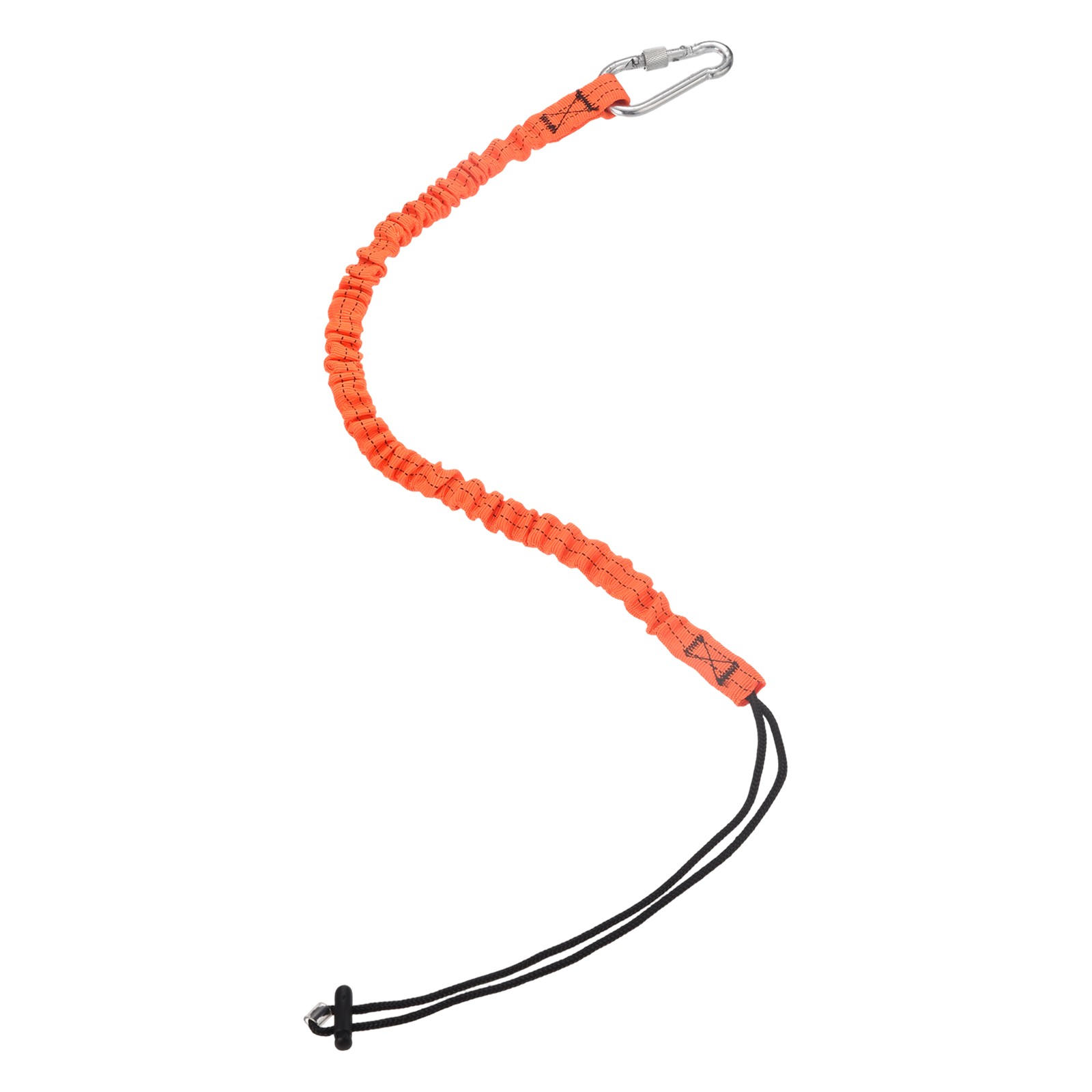 Tool Lanyard with Spiral Hook and Loop End (10kg/22lb), (Orange)