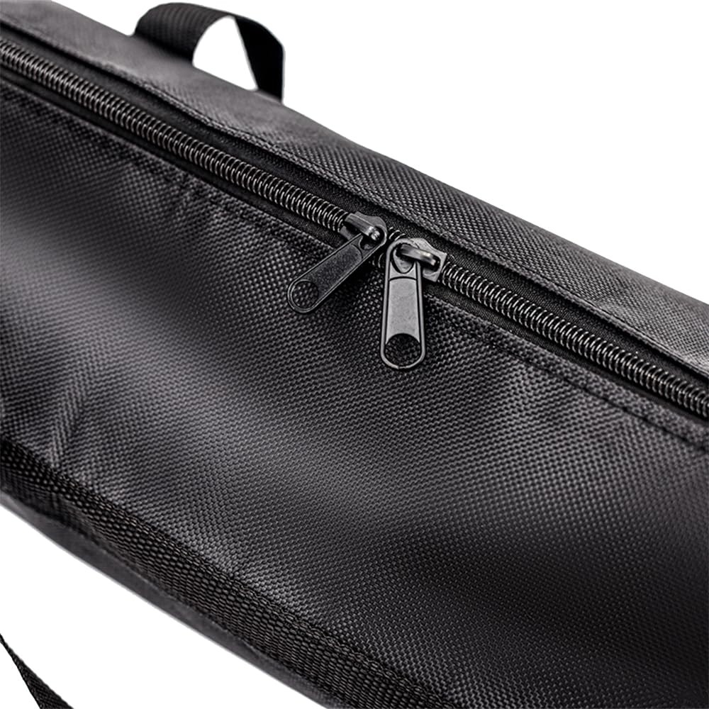 2 Pack Tool Bag with Zipper 15″ Utility Wide Mouth Heavy Duty Tool Storage Ba…