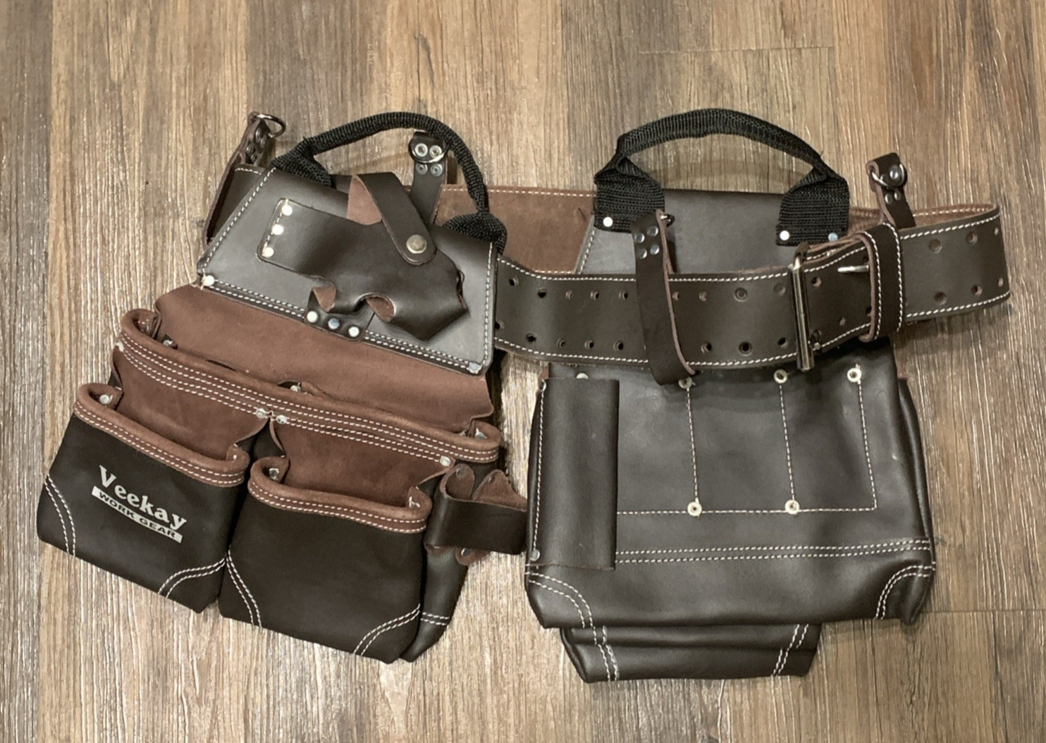 Veekay Gear Work Belt Oil Tanned Leather