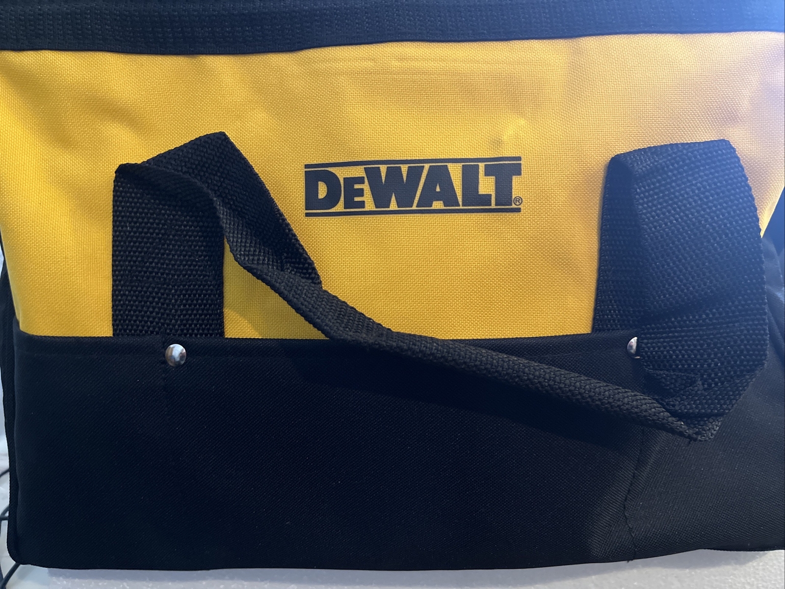 Dewalt Tool Bag 16” x 12” x 12 W Handles And pockets on both sides