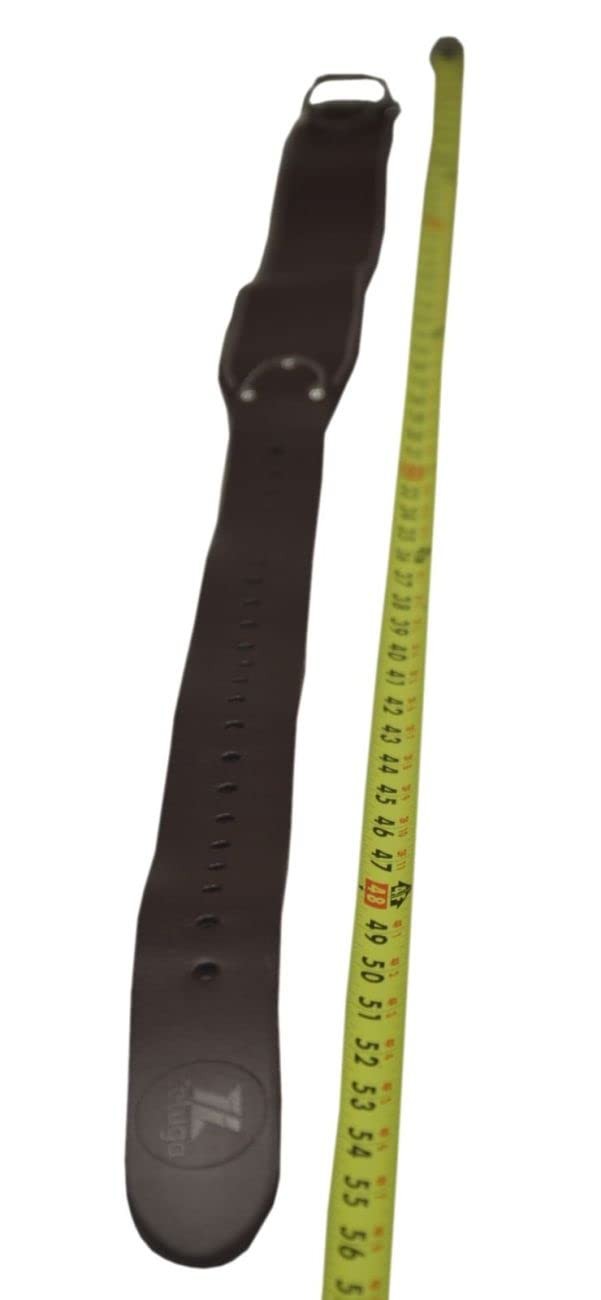 Heavy Duty Ranger Style Leather Work Belt Brown 3 Inch Wide Belt
