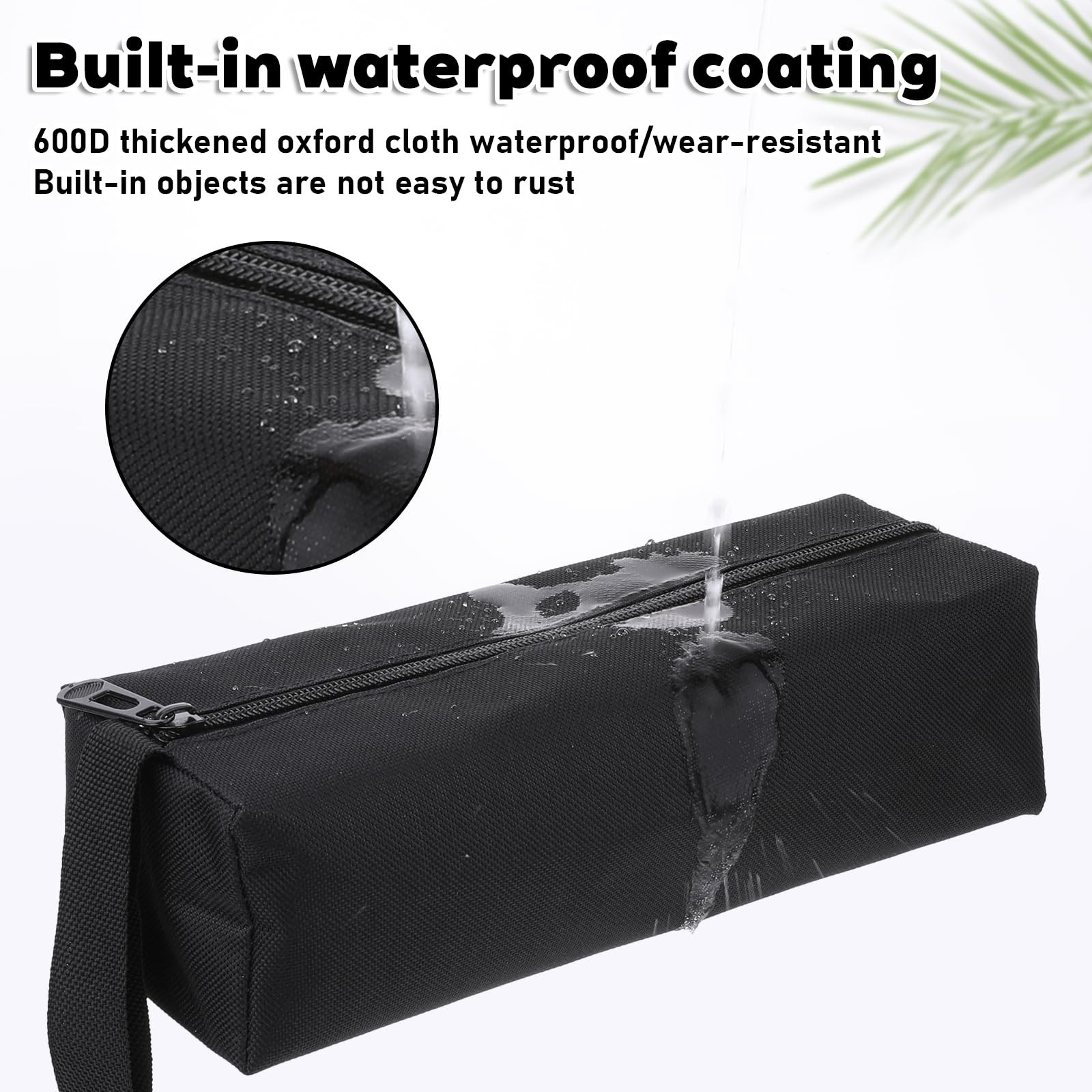 Heavy Duty Tool Pouches Zipper Bag Screwdriver Storage 11.8 9.84 In 4 PCS