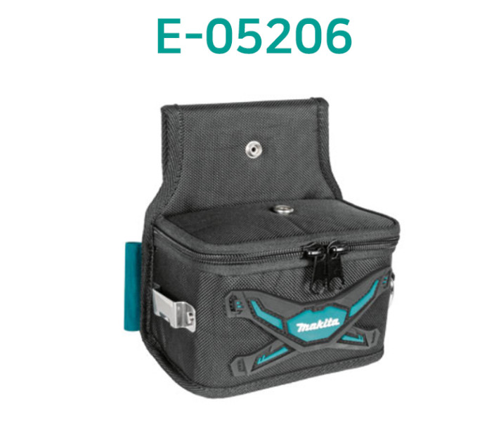 Makita E05206 Zip Top Pouch, Top open lock button P-71962_follow-up model