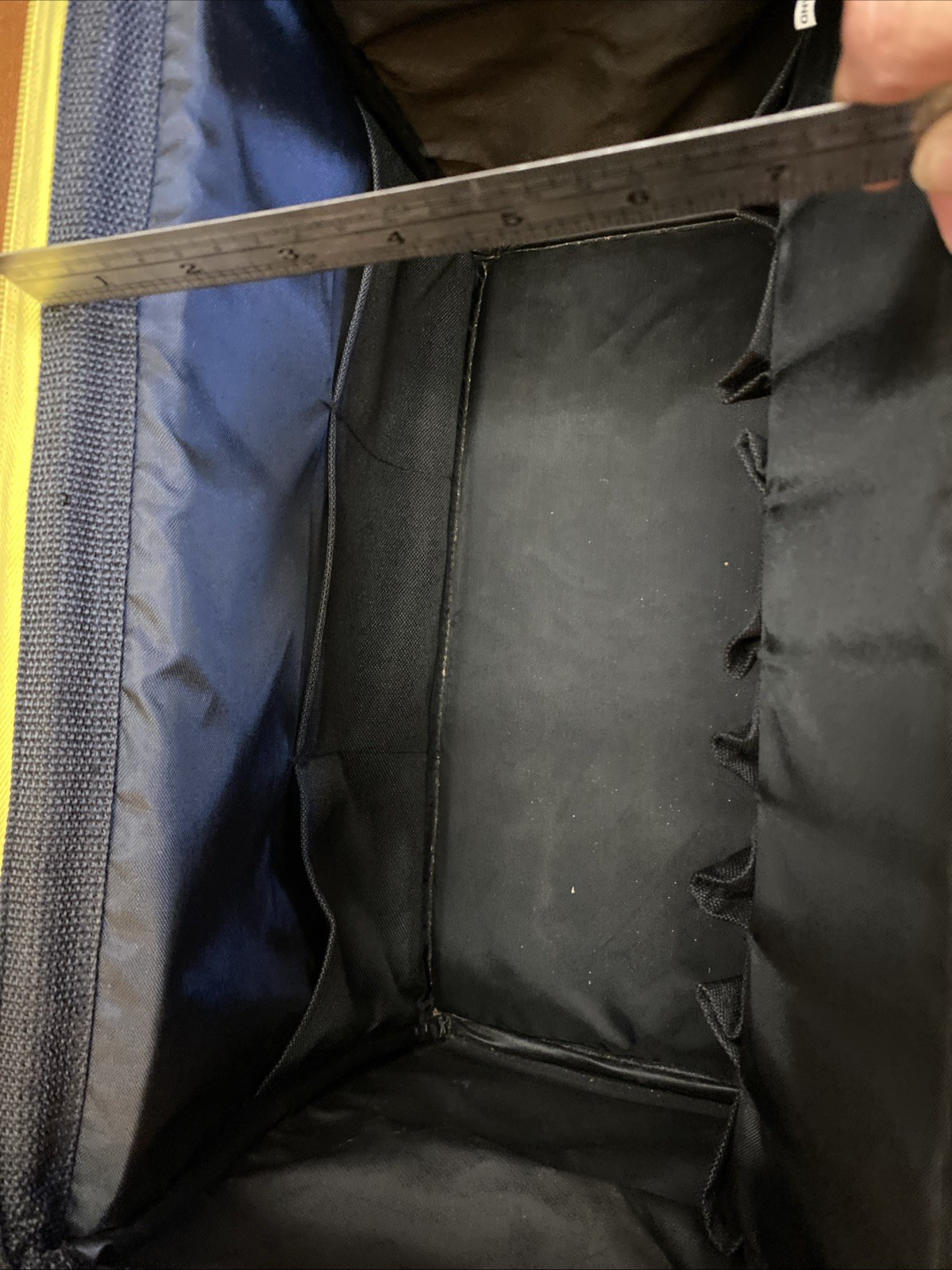 Samsonite Black & Yellow Tool Bag Heavy Duty Canvas Carry Tote 17″x10″x8″