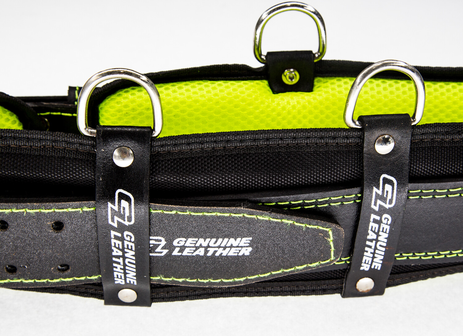 4″ in Heavy Duty Leather Work Tool Belt with Extra Foam Padded Fits upto 54″