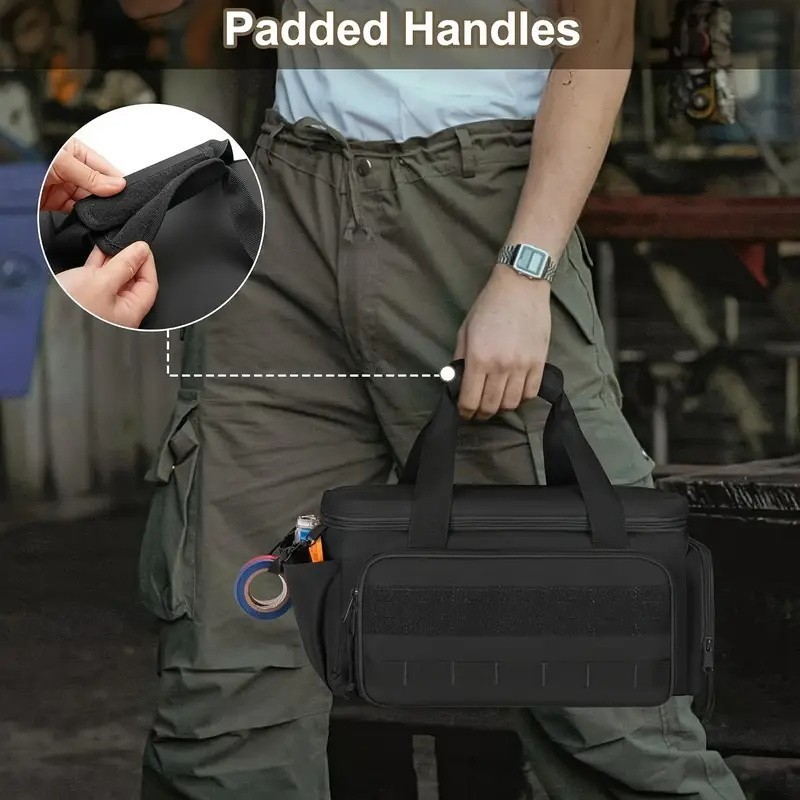 14″Durable Heavy Duty Durable Portable Tool Storage Bag Organizer Large capacity