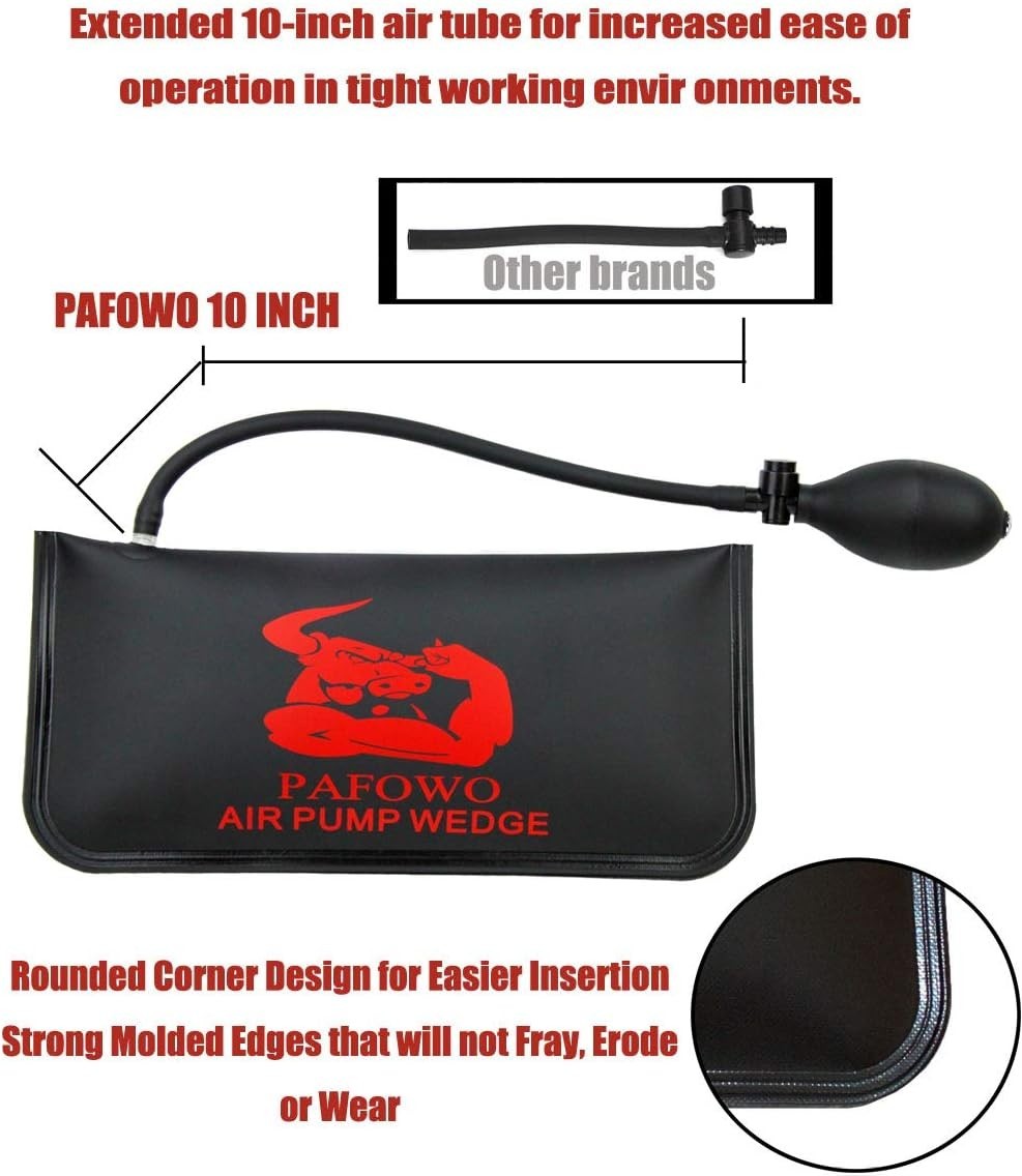 3 Piece Professional Air Wedge Bag Leveling Kit – Small, Medium, Large Sizes