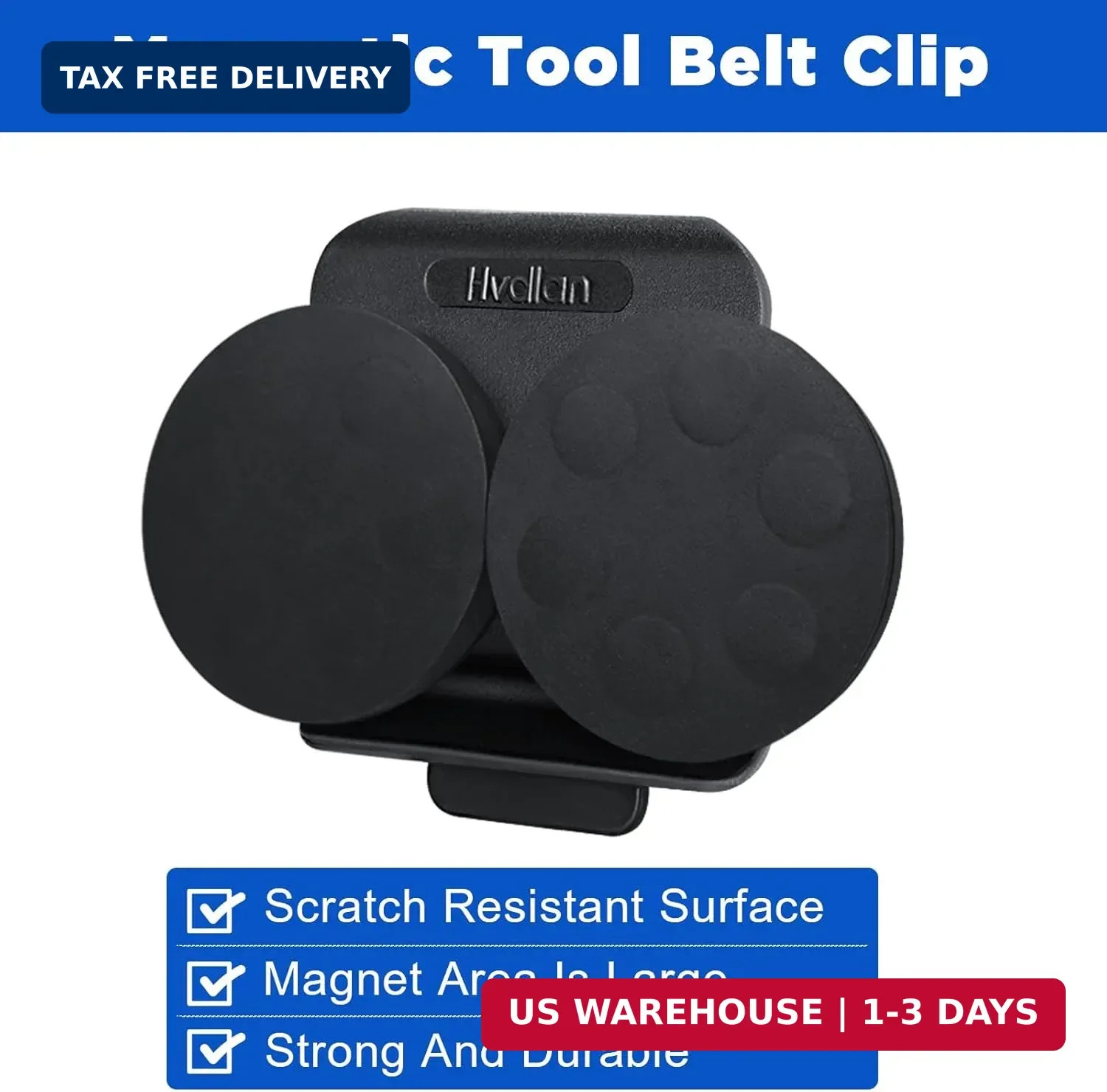 Magnetic Tool Holder，Heavy-Duty Magnetic Tool Holder for Belt Clip-On Belt Magne