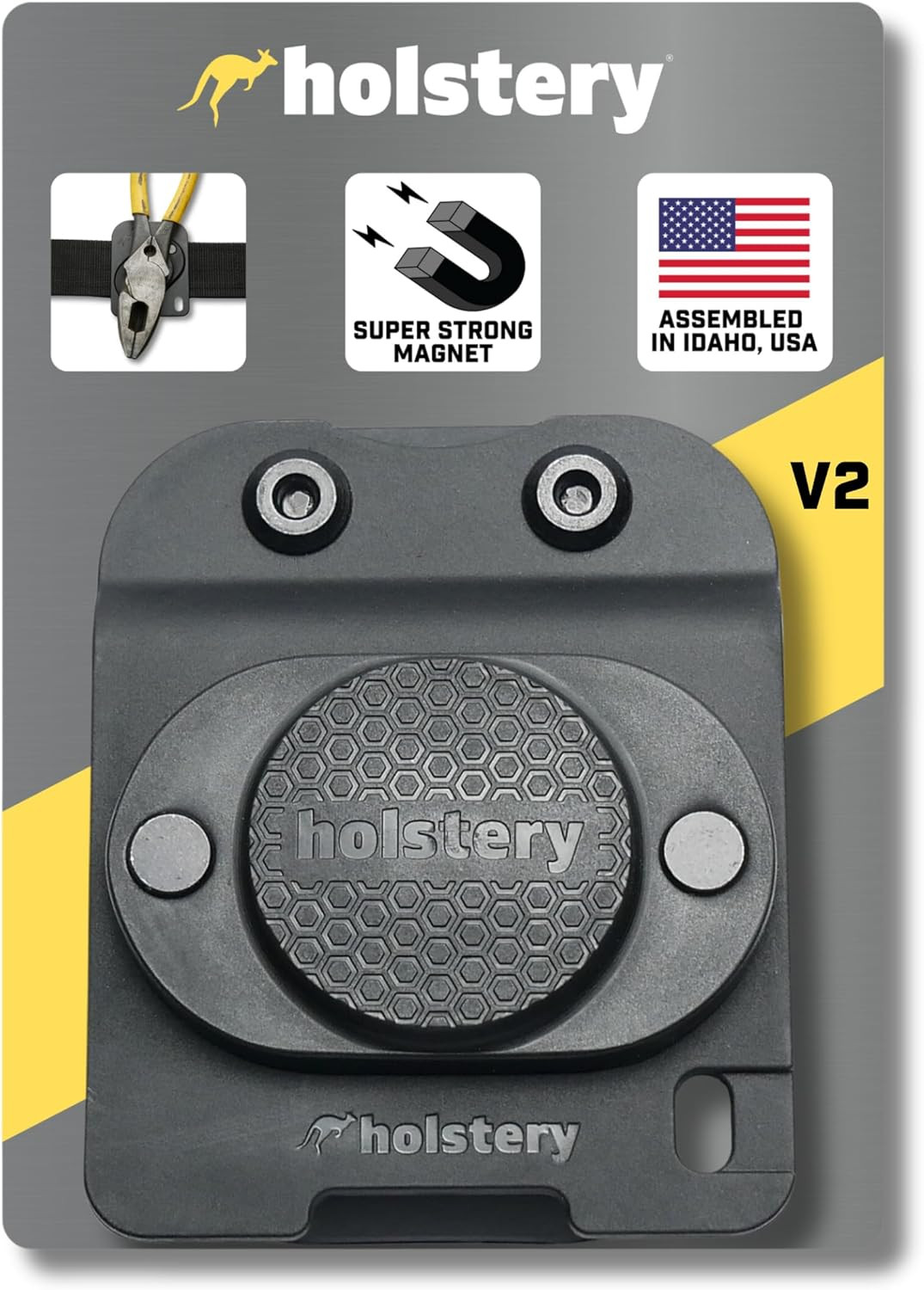 Magmaster | Magnetic Tool Holder – Strong Clip-On Belt Magnet Holster for Screws