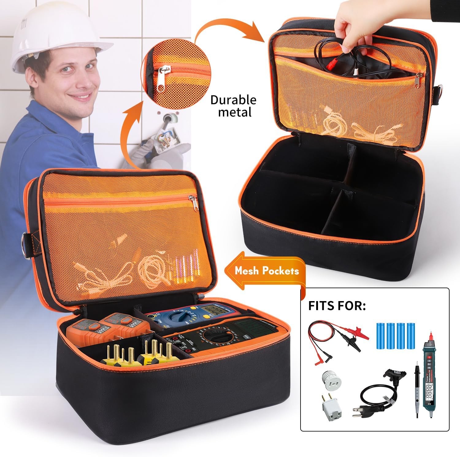 Storage Bag Compatible with Klein Tools ET310 AC Circuit Breaker, GFCI…