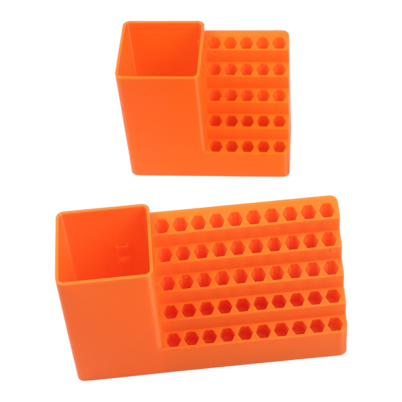 Orange Wall Mount Screwdriver Organizer Heavy Duty 25/50 Hole PP Plastic