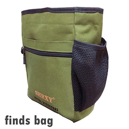 Pointer Metal Detector Find Bag Detecting Digger Tools 12“x 8”x 4, GREEN