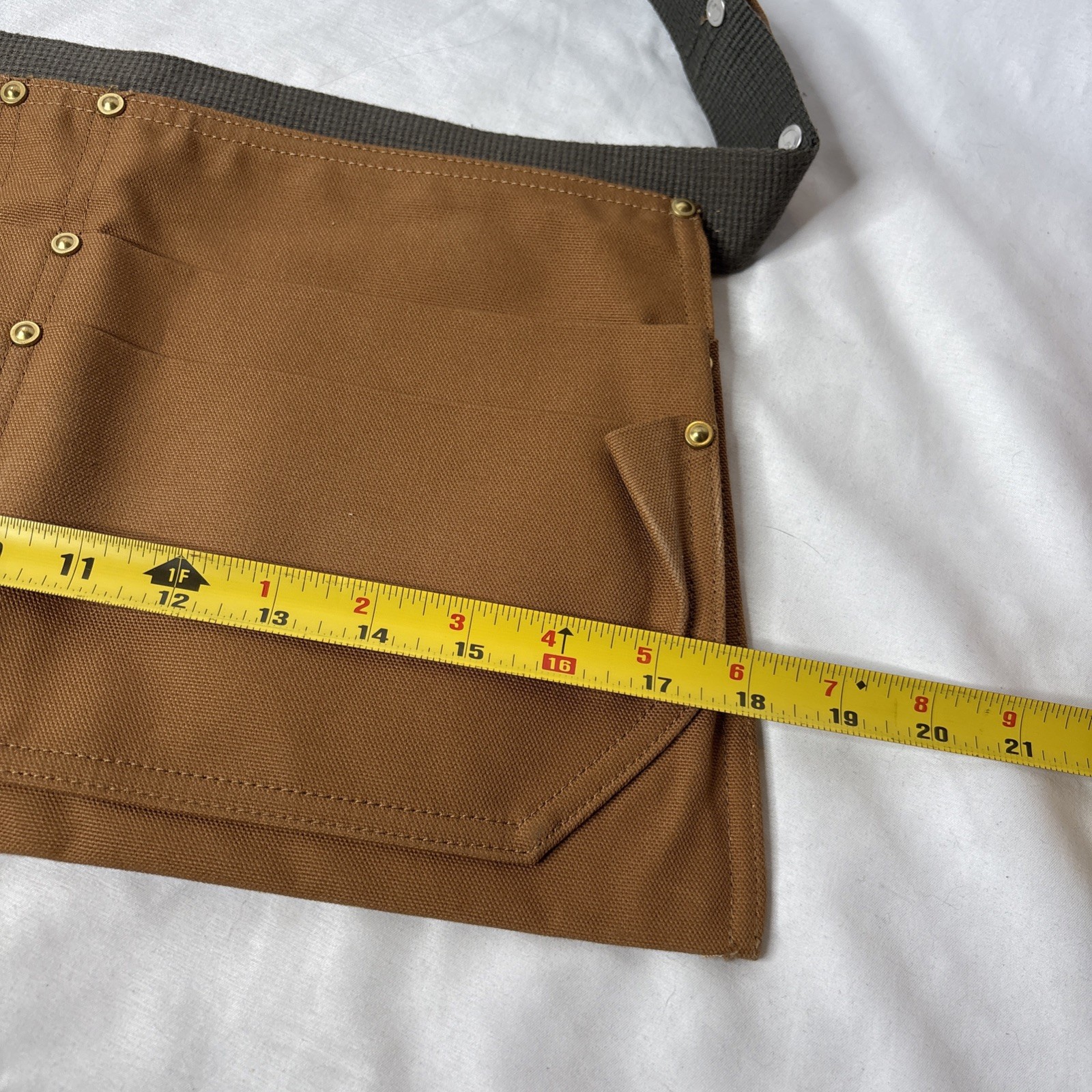 Carhartt Firm Duck Waist Apron Adjustable Tool Belt Quick Release A09 Brown 2XL