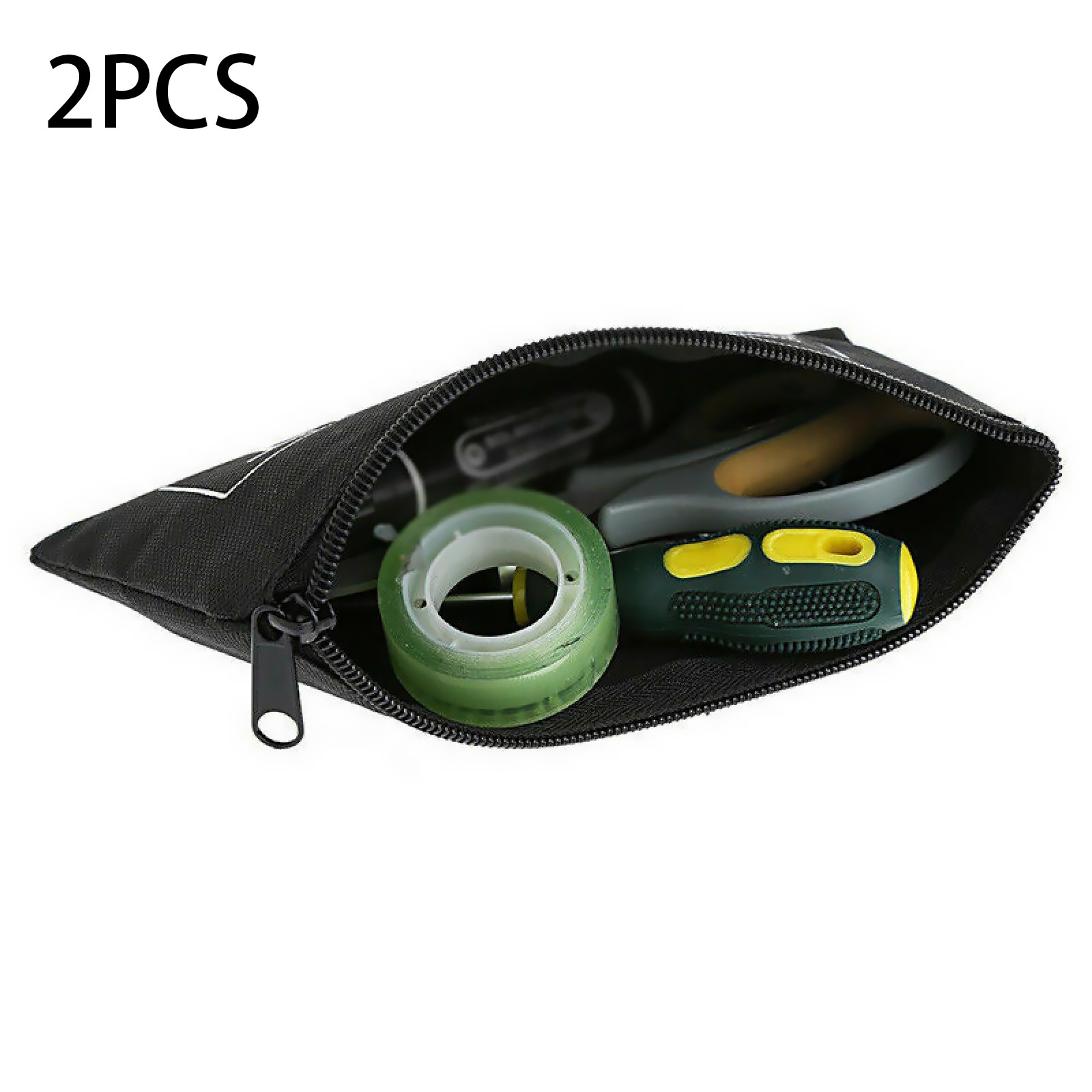 2Pack Lightweight Waterproof Oxford Cloth 600D Zipper Tools Storage Bag
