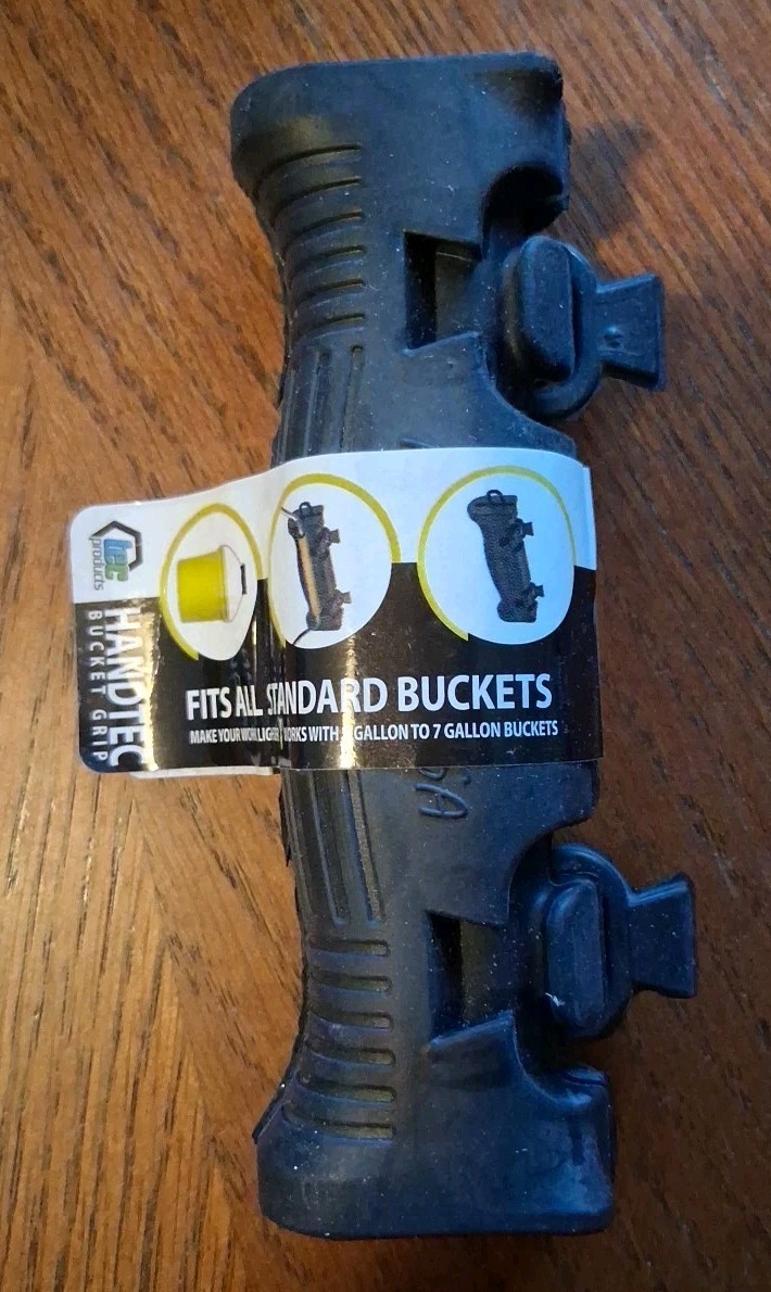 Handtec Bucket Grip Ergonomic Rubber Handle For Buckets. Bucket Handle