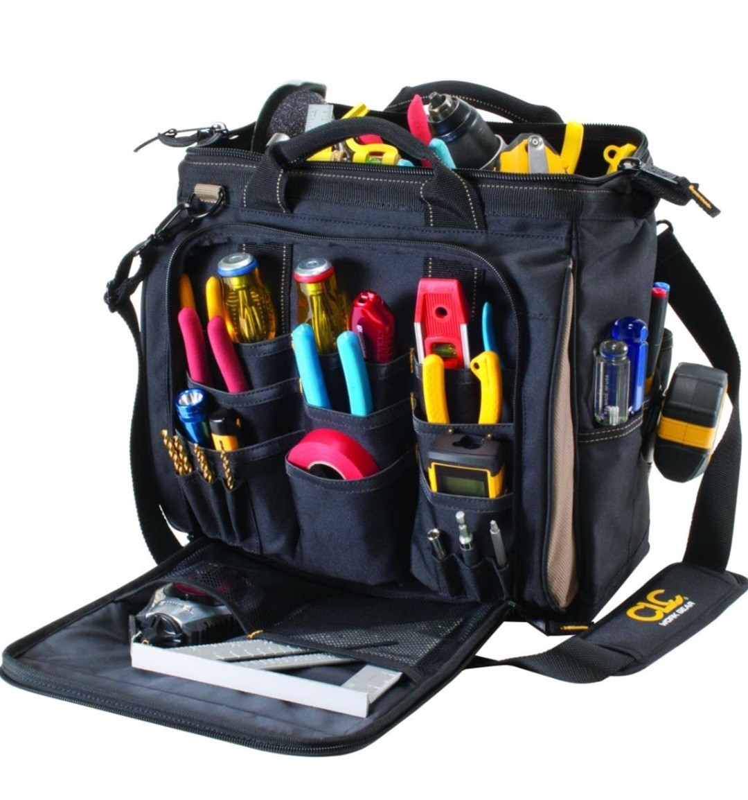 CLC Custom Leathercraft1537 Multi-Compartment Tool Carrier, 30 Pocket, 13 Inch