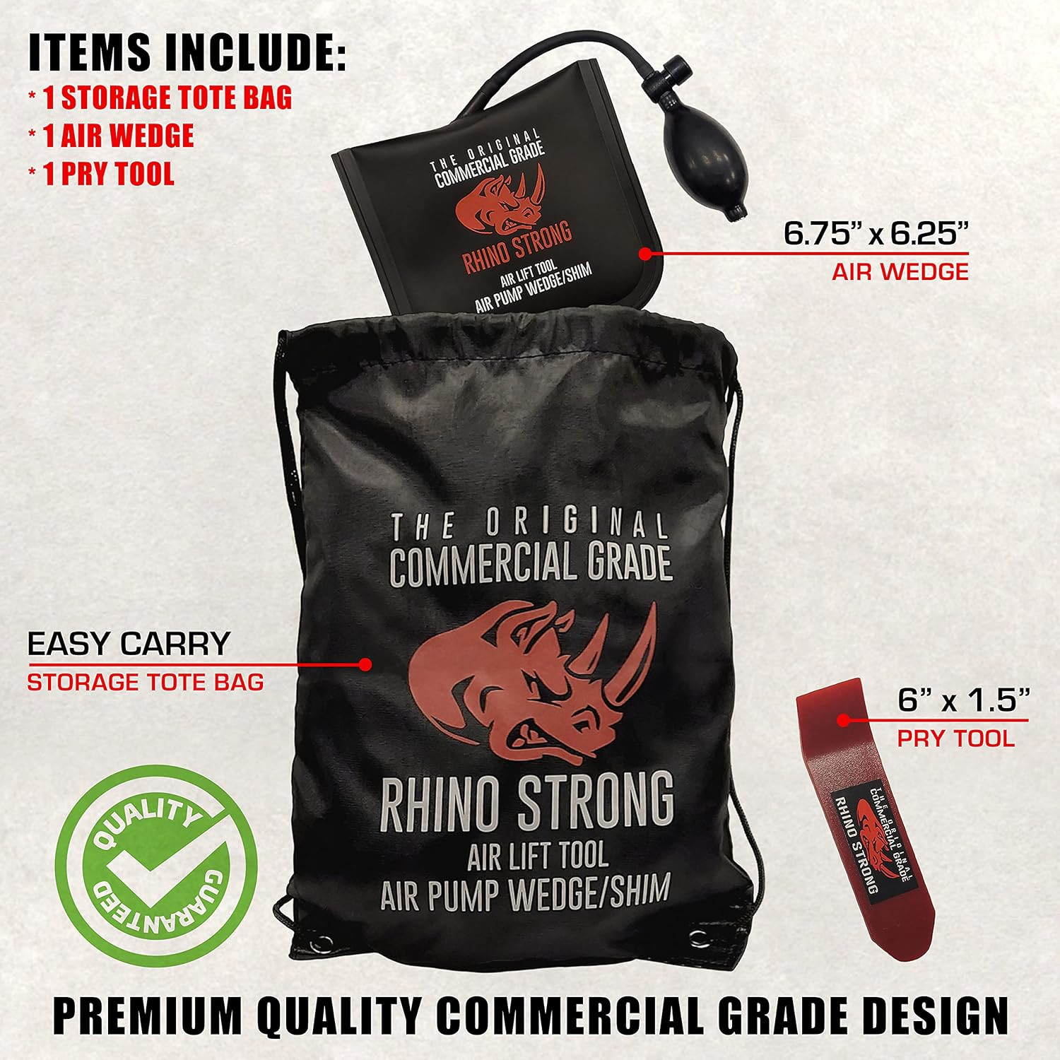 The Original Commercial Grade Air Wedge Bag Pump Professional Leveling Kit & Al