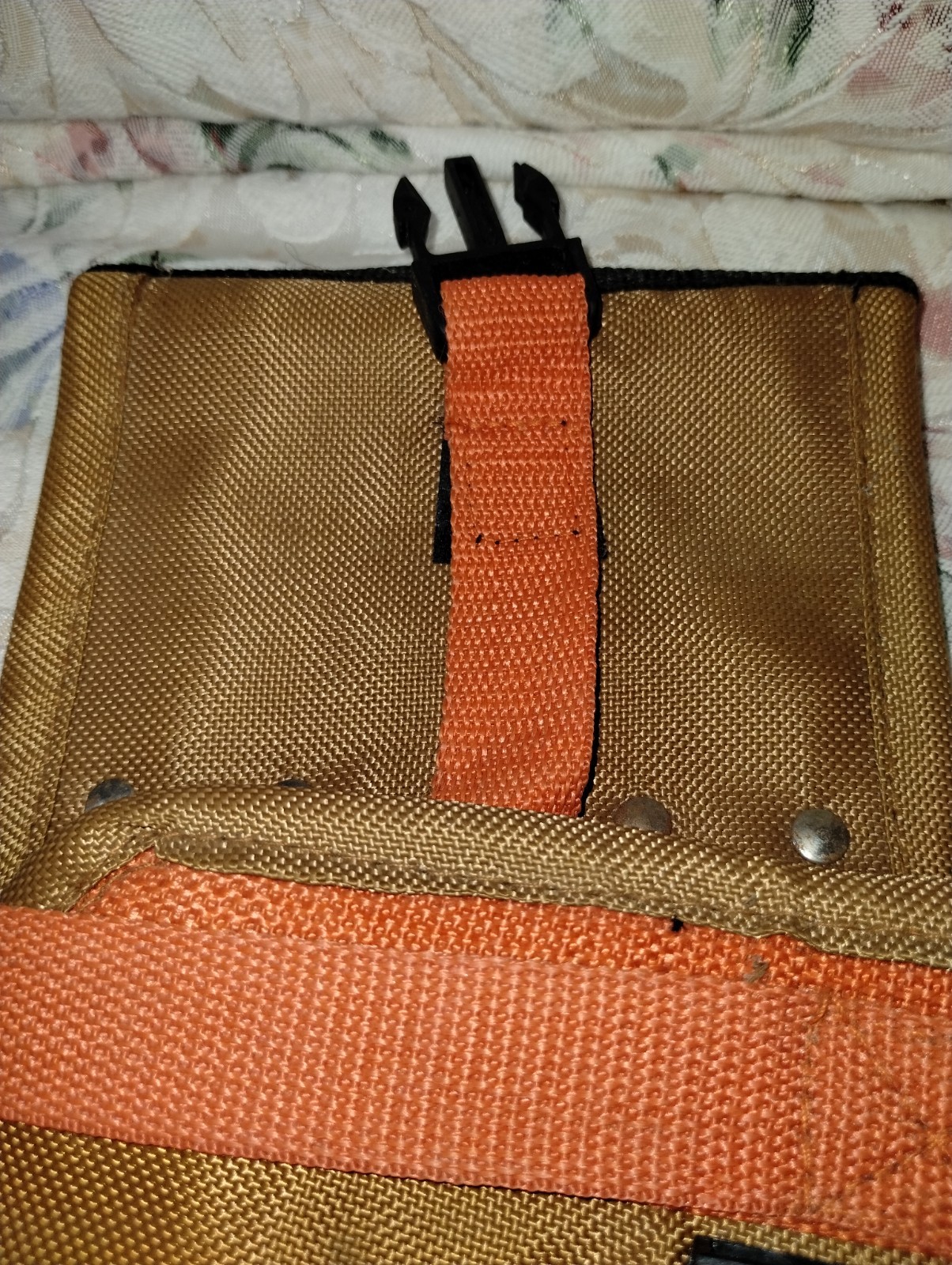 US General brown drill holder tool pouch preowned