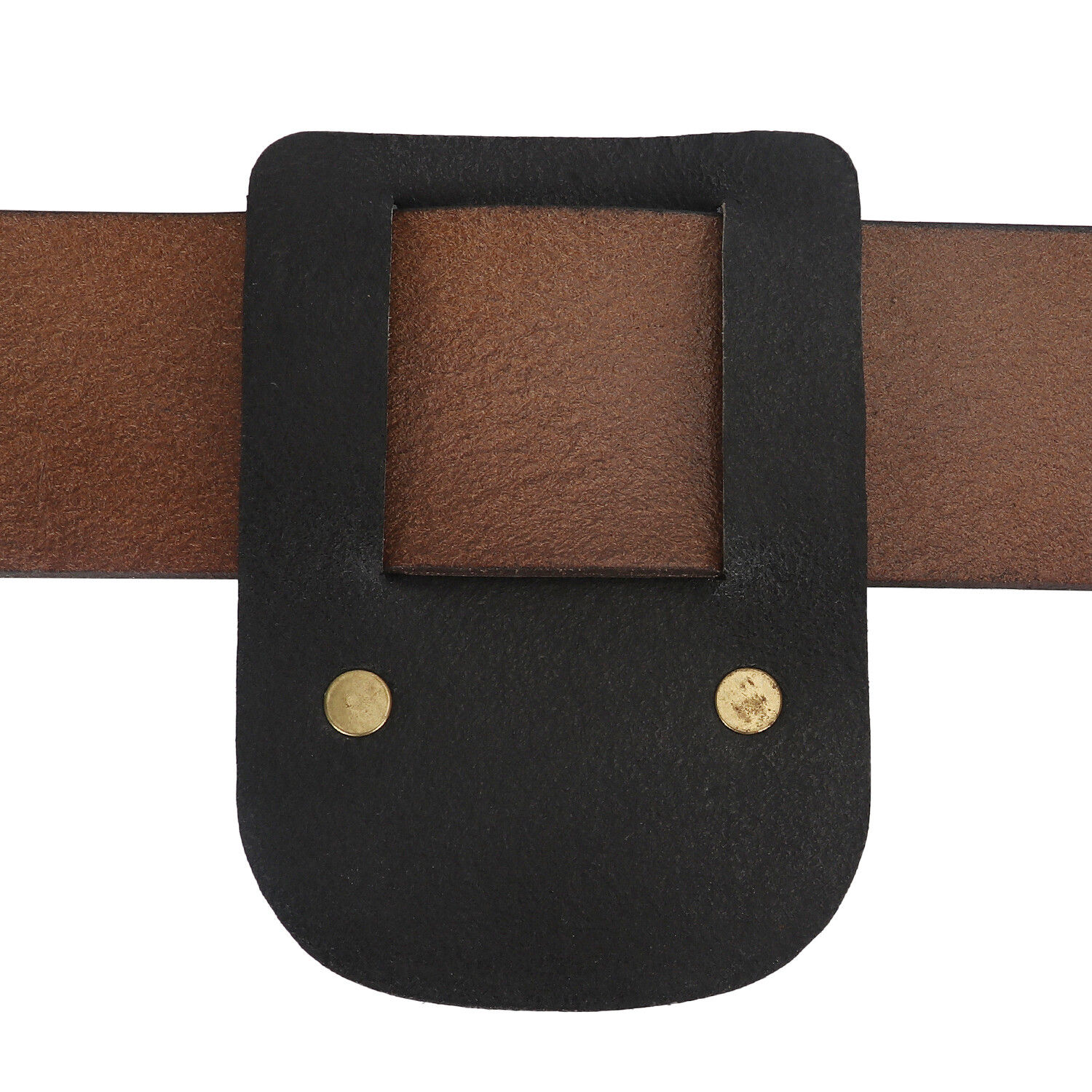 TOURBON Black Leather Tape Measure Clip Holster Framer Tool Holder Fit 2″ Belt