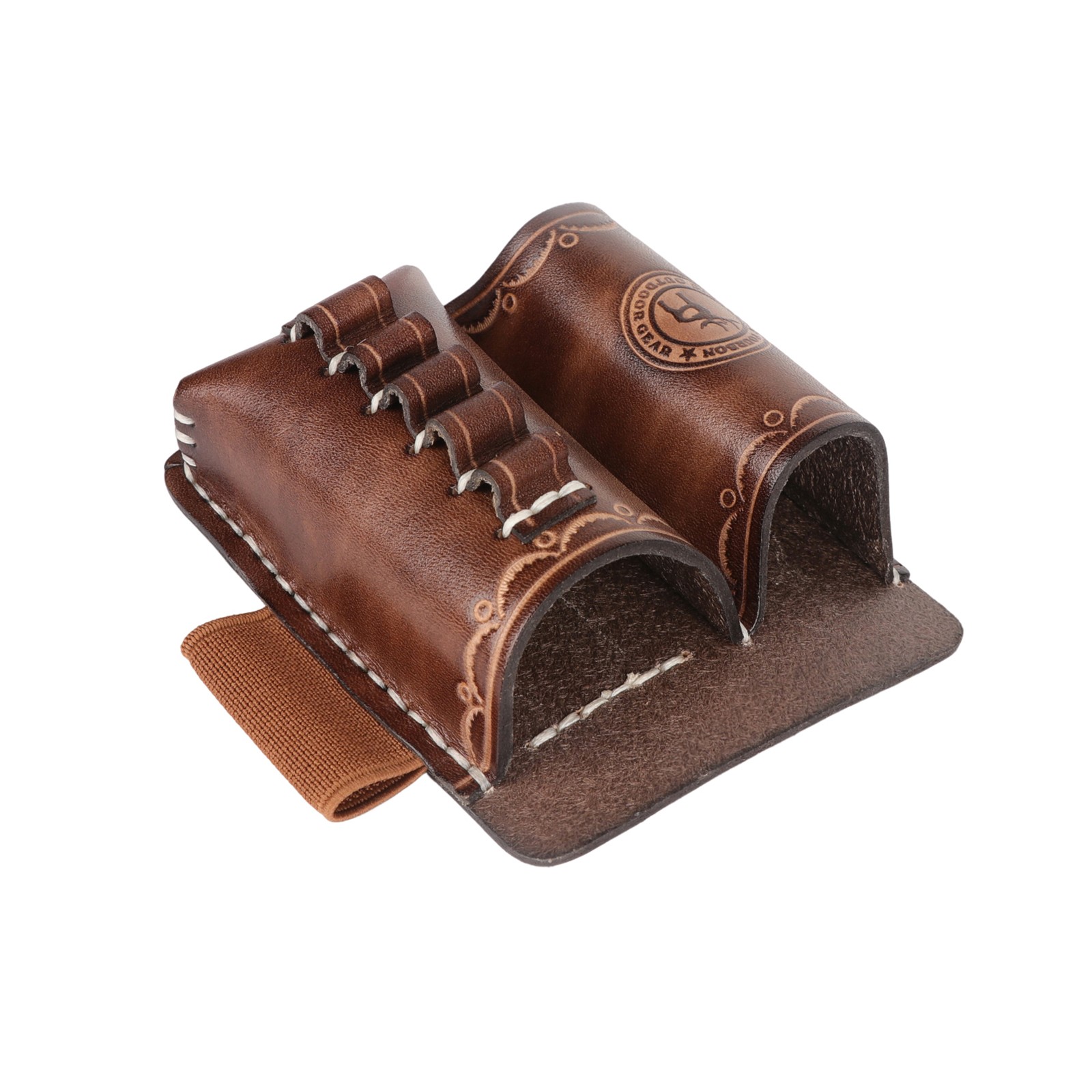 TOURBON Leather 4-in-1 Tools Belt Holder EDC/Flashlight/Bits Adapte