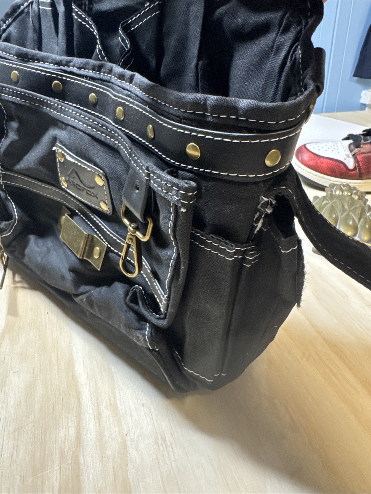 ARCFOX Black – Waxed Canvas Tool Pouch.