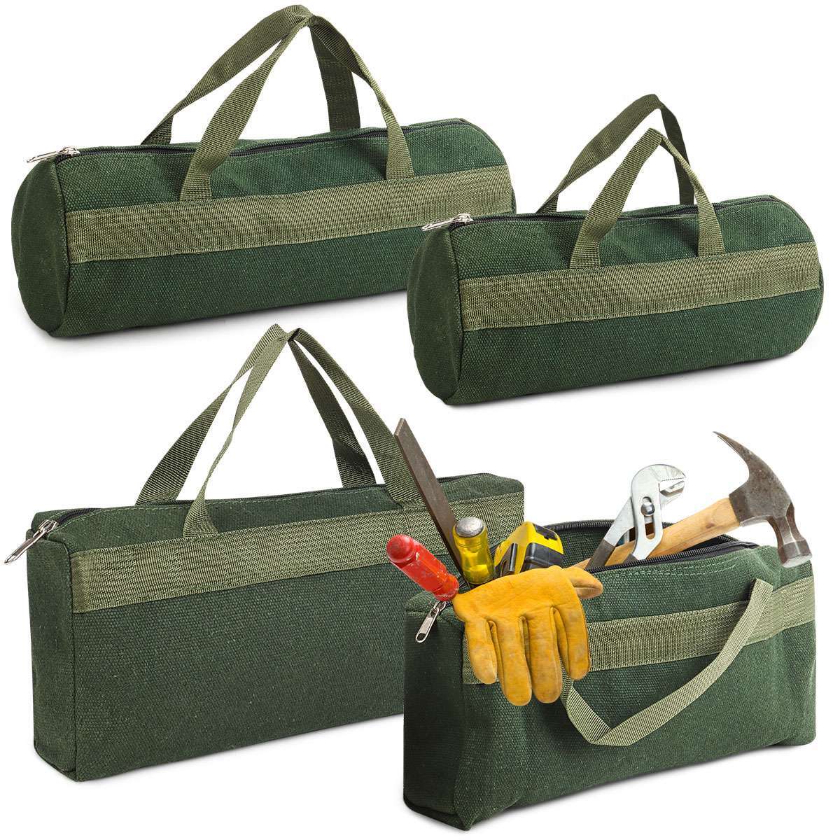 Heavy Duty Tool Bag with Zipper Muti-Purpose Storage Large Capacity Waterproof
