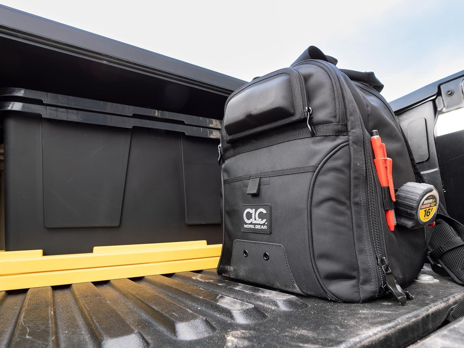 Versatile Heavy-Duty Tool Backpack – 36 Pockets & Sunglasses Protector Included