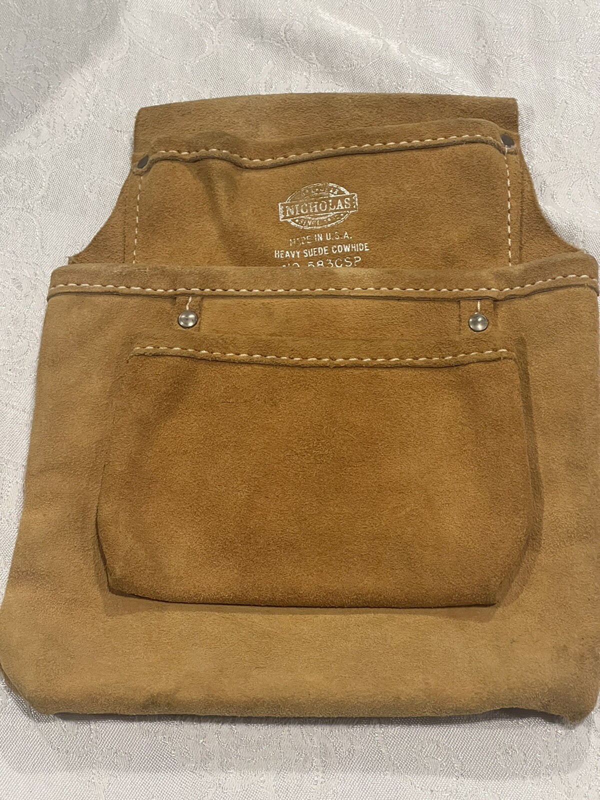 Nicholas Heavy Suede Cowhide No 583CSP Tool Bag