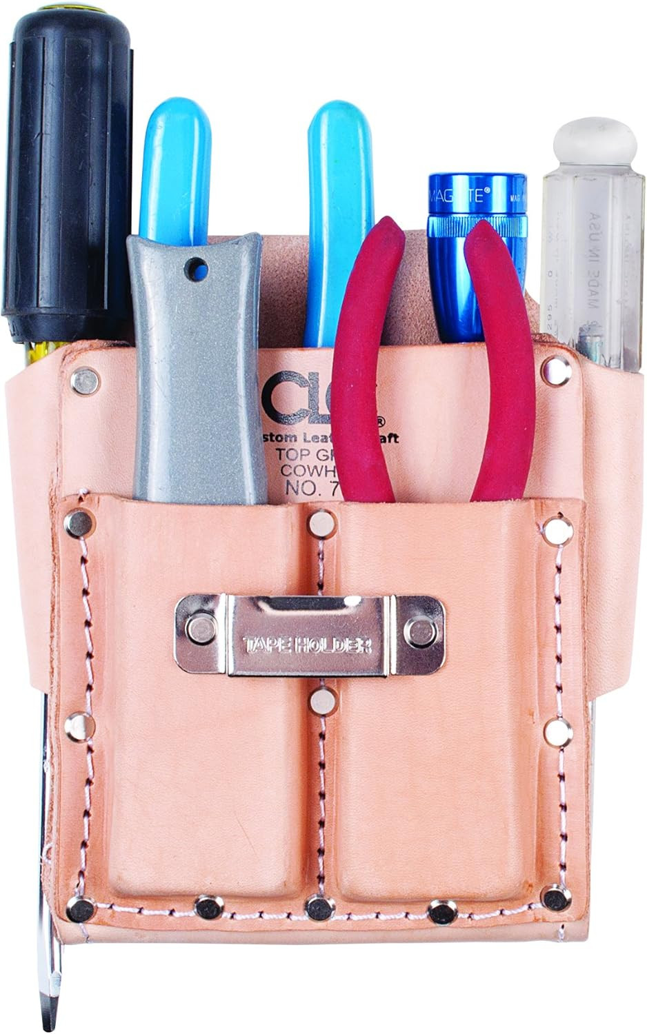 CLC 700 Tool Pouch, Heavy Duty, 5-Pocket, Tan
