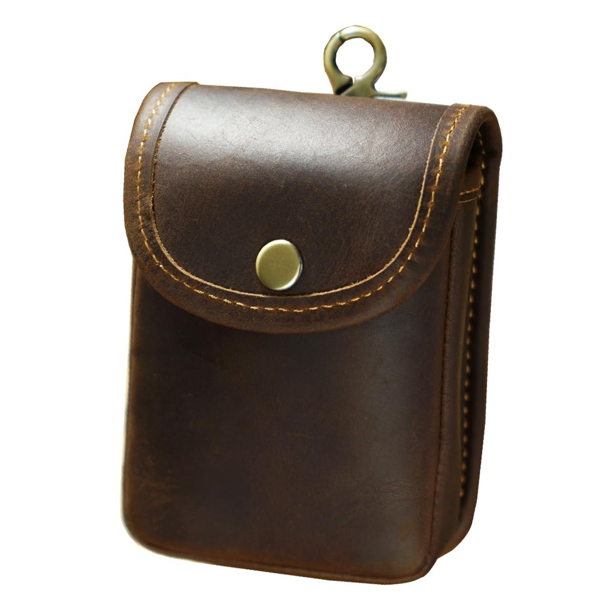 aolaso Holster Pouch, Durable Leather EDC Waist Bag for Coins, Car Keys, Head…