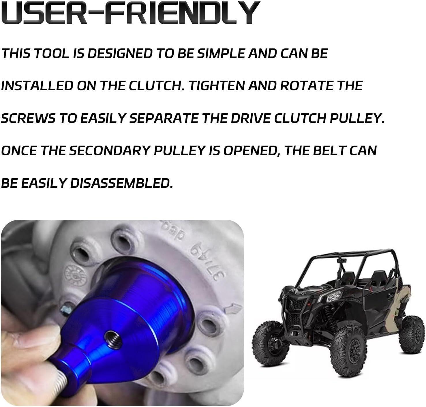 Belt Removing Tool for CanAm Defender Belt Removal Tool Clutch Spreader CVT D…