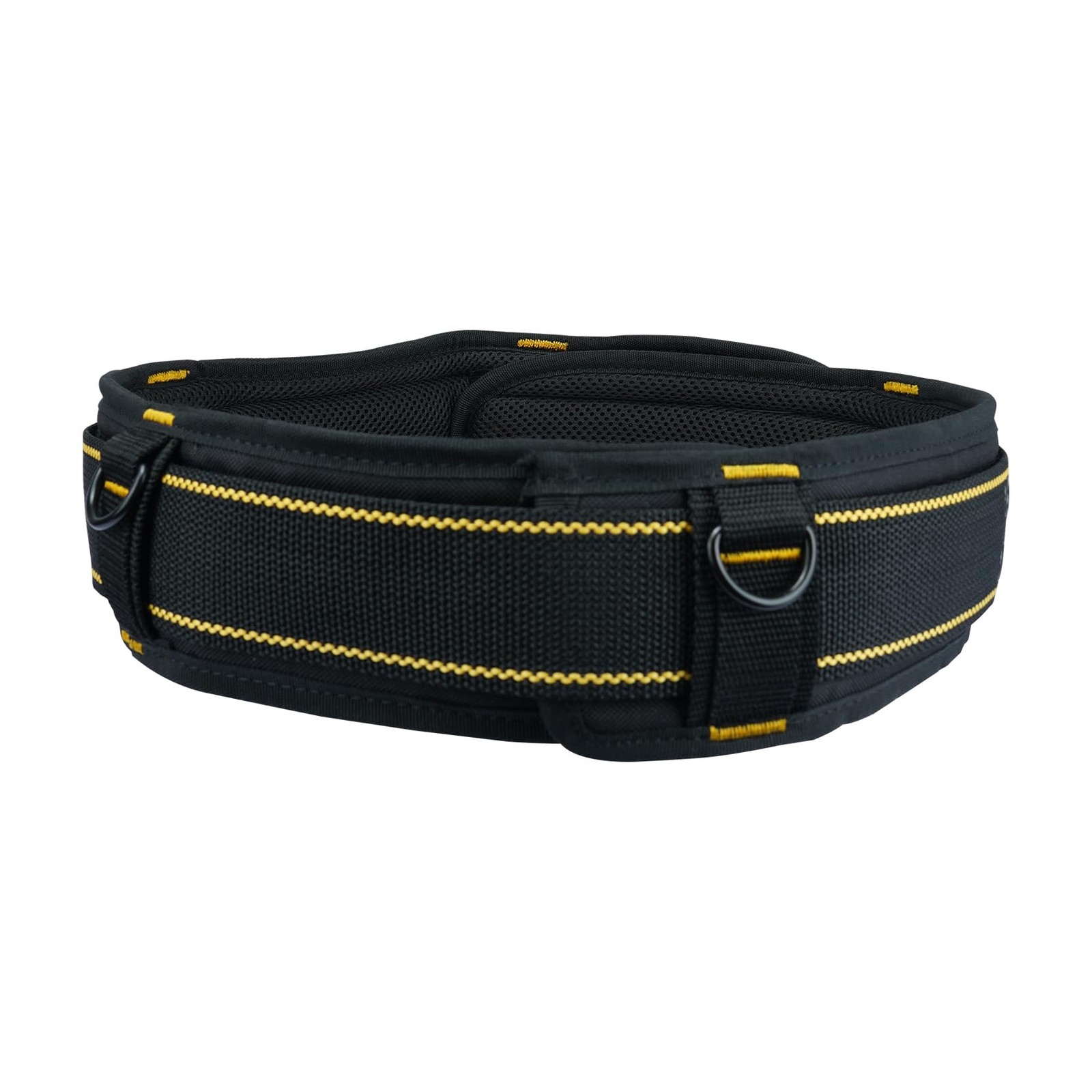 Padded Tool Belt D Ring Adjustable 44″-53″ Waist Heavy Duty Work Metal Buckle