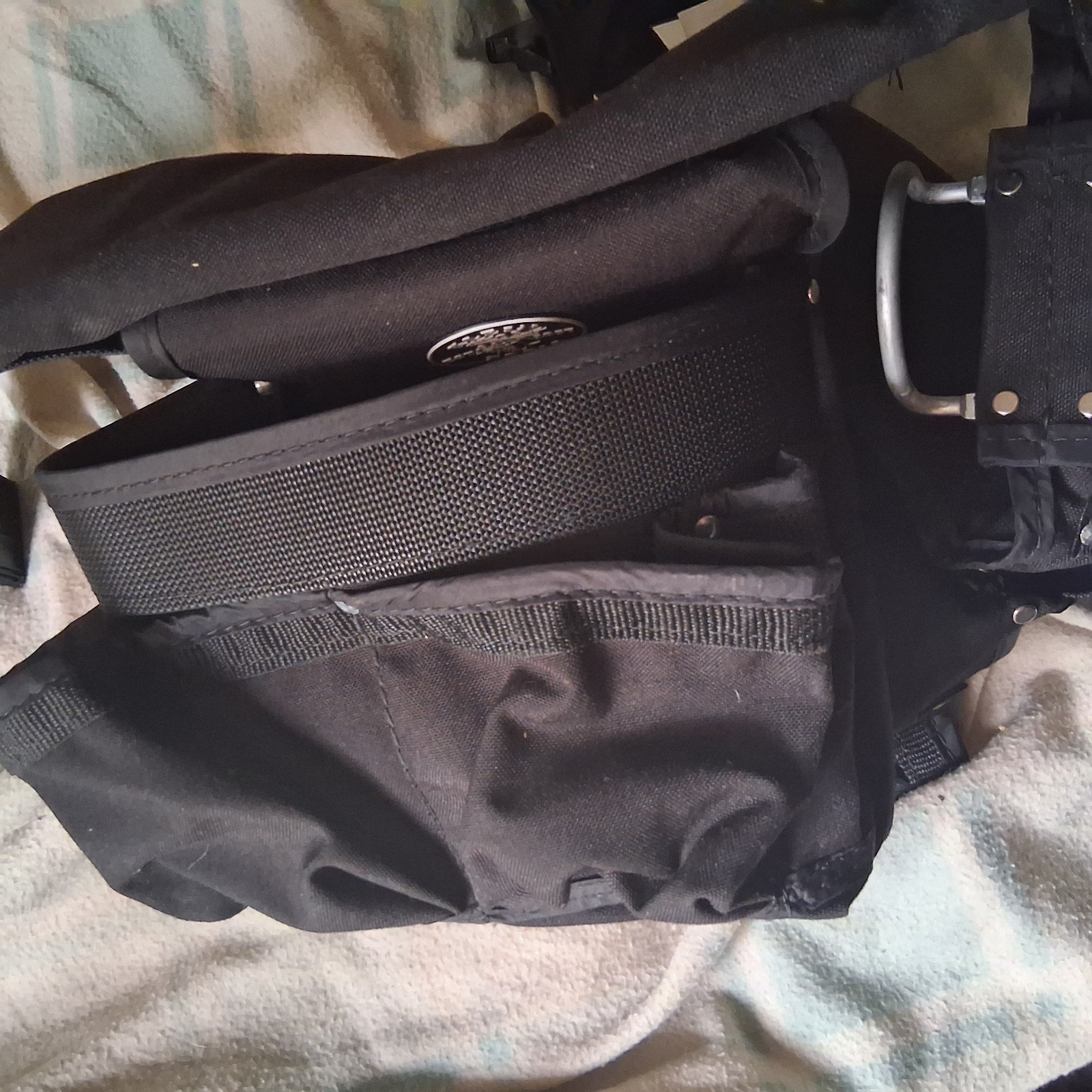 klein tool belt with 2 pouches made in usa modular desine