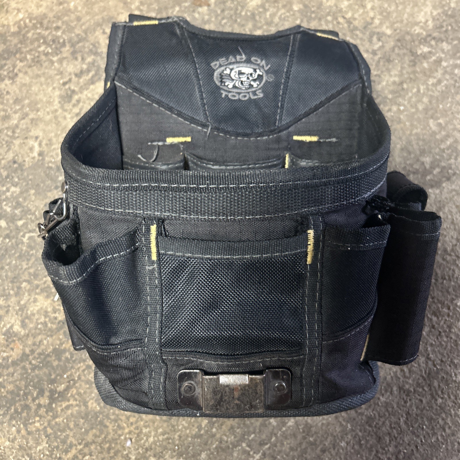 Dead On Tools Utility Electrician Professional Tool Pouch 600 Denier Poly Black