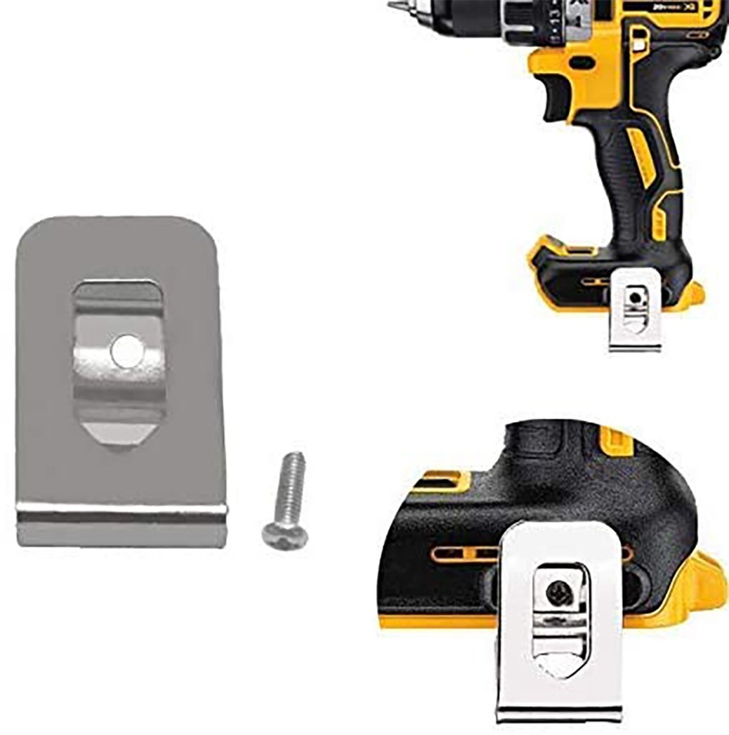 10PCS Belt Clip Hook w/Screws Cordless Drill Holder For Dewalt 18/20V Power Tool