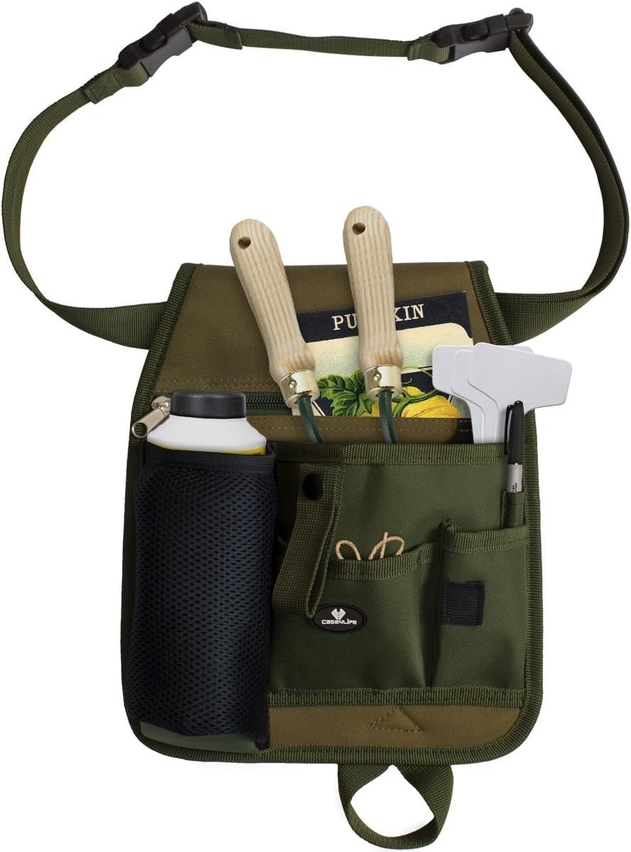 Handy Organizer Garden Tool Pouch Unisex Utility Belt Apron for Gardening Gi…
