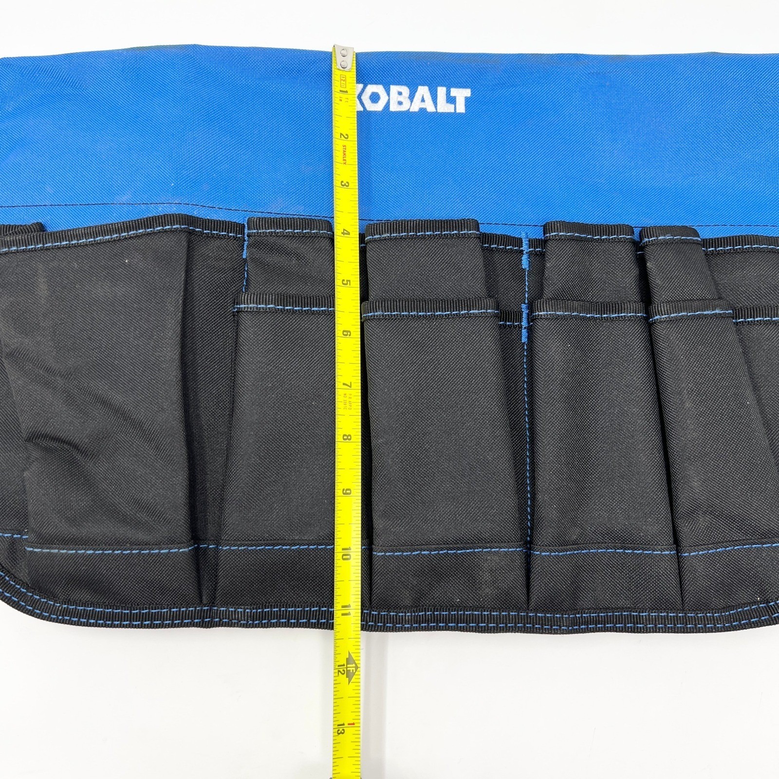 Kobalt 2416934 Heavy Duty Blue Black 26 Pocket Bucket Organizer Water Resistant