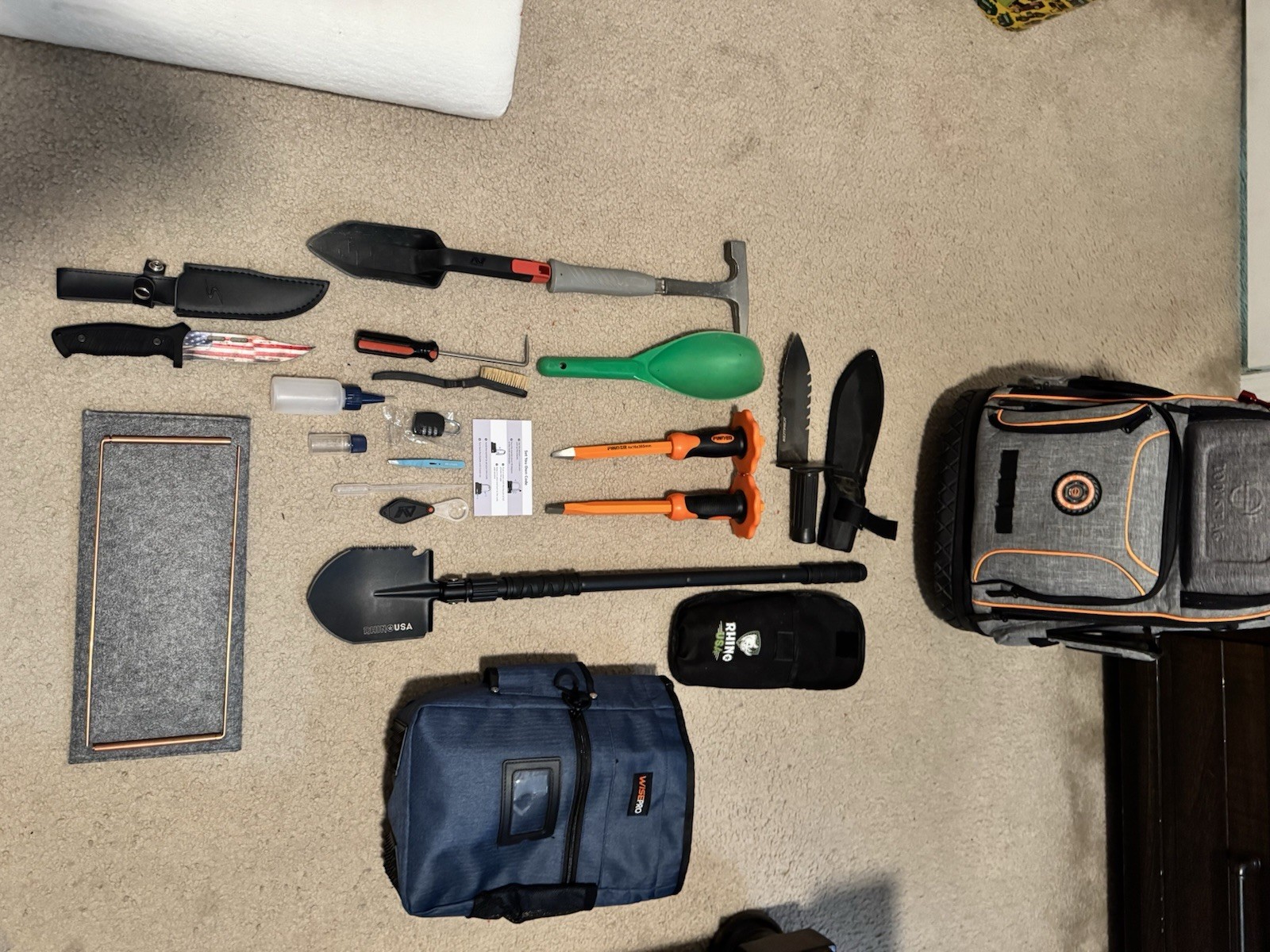 Metal Detecting Pouch Bag, Portable Waist Digger Tools Bag, Detecting Digger Pac