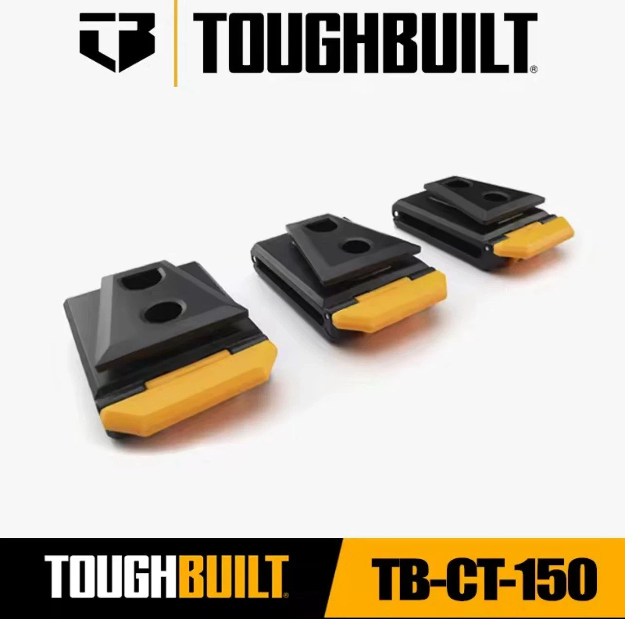 Toughbuilt Belt Clip TB-CT-150 Cliptech Hubs Clips One Touch Type 3pcs(freeship)