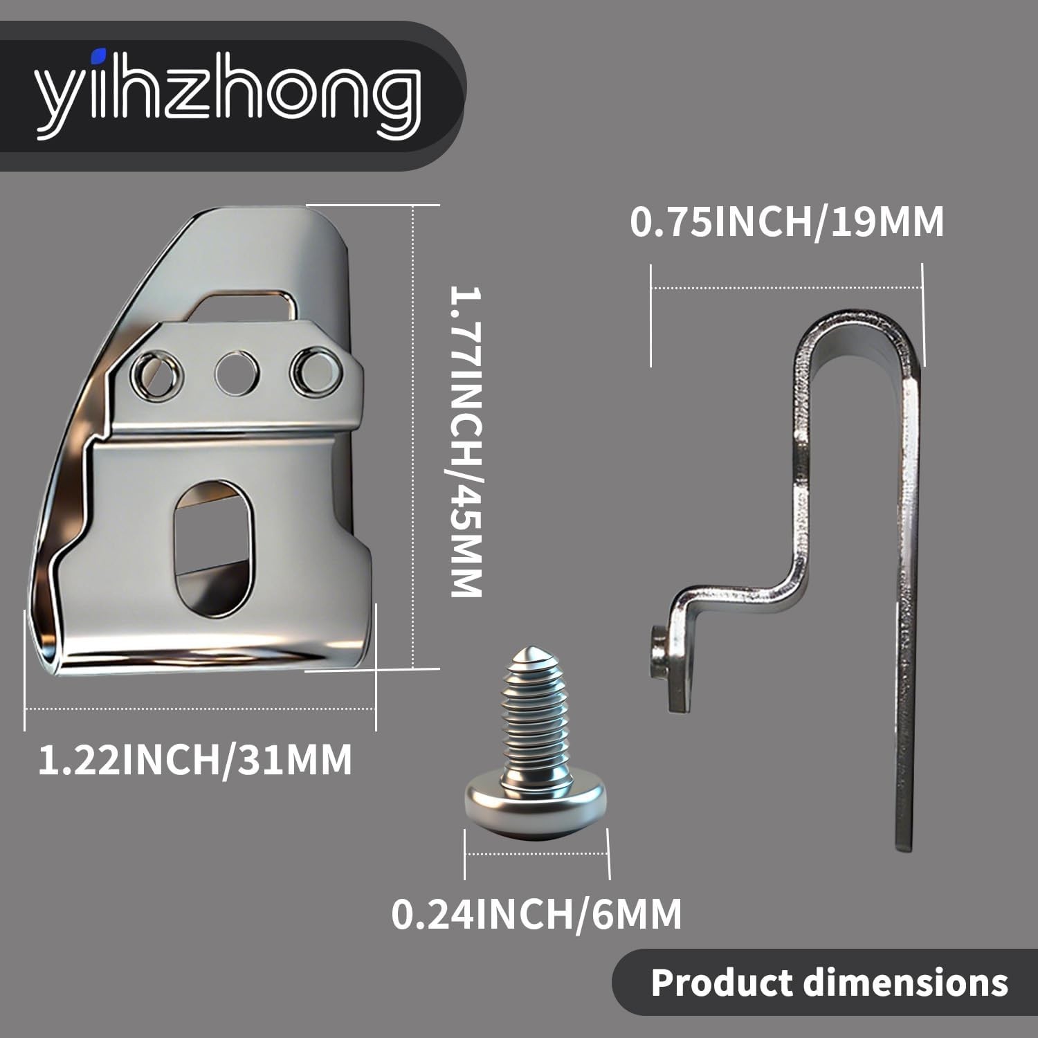 4 Packs M18 Fuel Belt Clip/Hook For Work Tool 2604-20, 2797-22,2604-22CT,2604-22