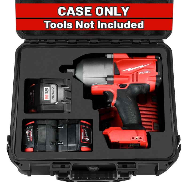 Lotocase Case For Milwaukee M18 Impact And Torque Wrench – Waterproof Hard Tool