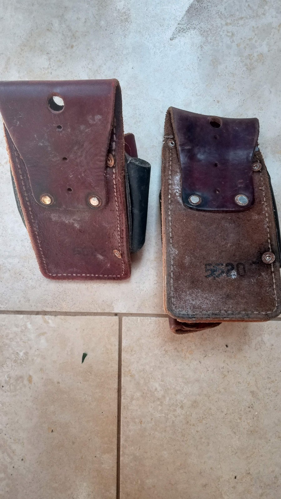 Complete Occendental Leather Tool Belt Susspenders Bags Made in USA