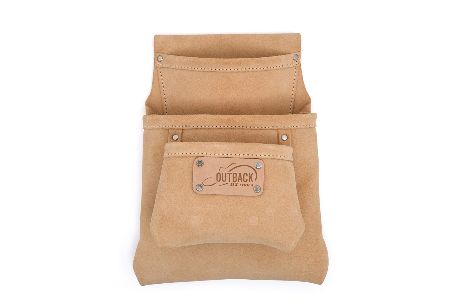Leather Fastener Pouch 3 Pocket Tool Belt Organizer for Construction