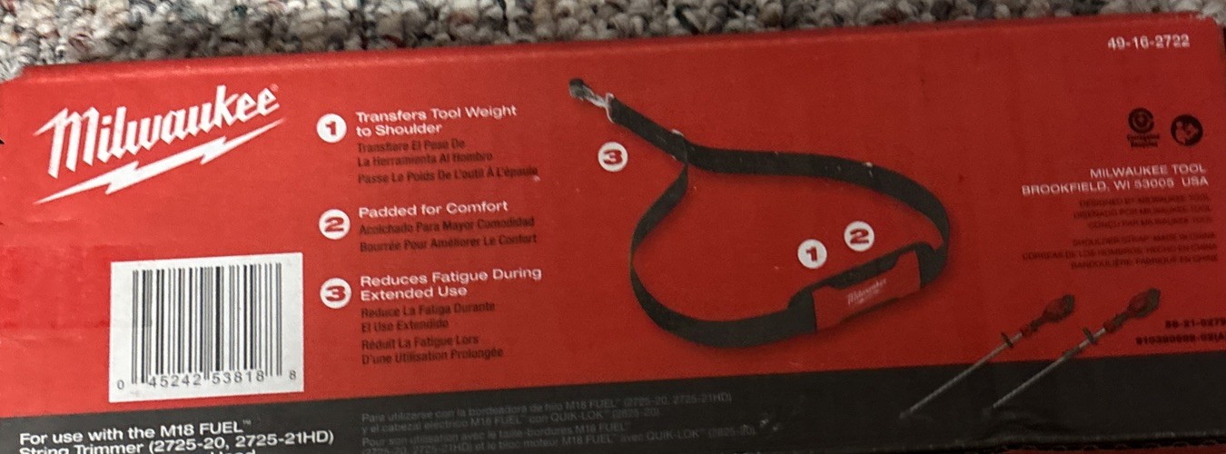 Milwaukee 49-16-2722 Shoulder Strap – Black