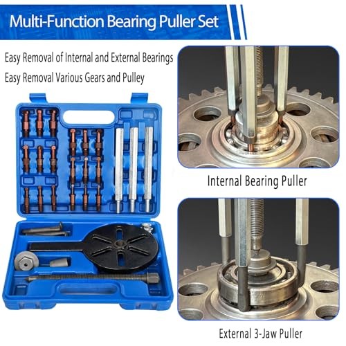 21-in-1 Bearing Puller Set – Inner Hole – Three-Jaw – 21in1-puller