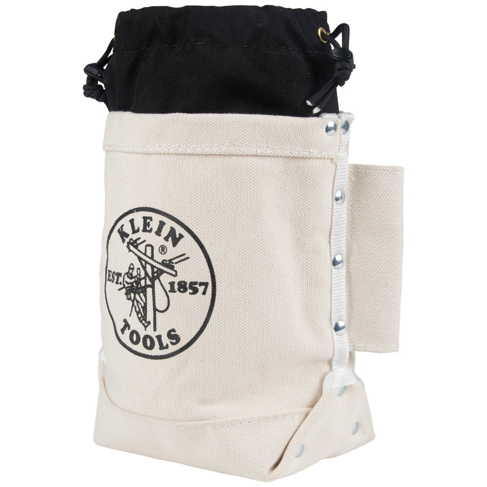 Klein Tools 5416TC Bolt Bag, Top Closing Tool Pouch w/ Tunnel Connect