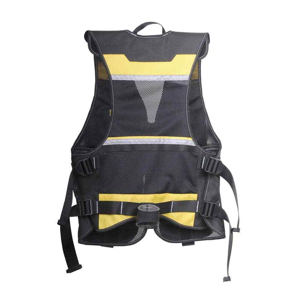 Multi Pocket Tool Vest Multipurpose Personal Storage Compartments Shoulder Strap