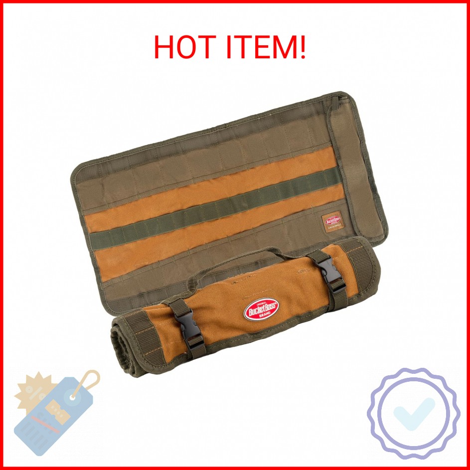 Bucket Boss – Tool Roll, Tool Bags – Original Series (70004) , Brown