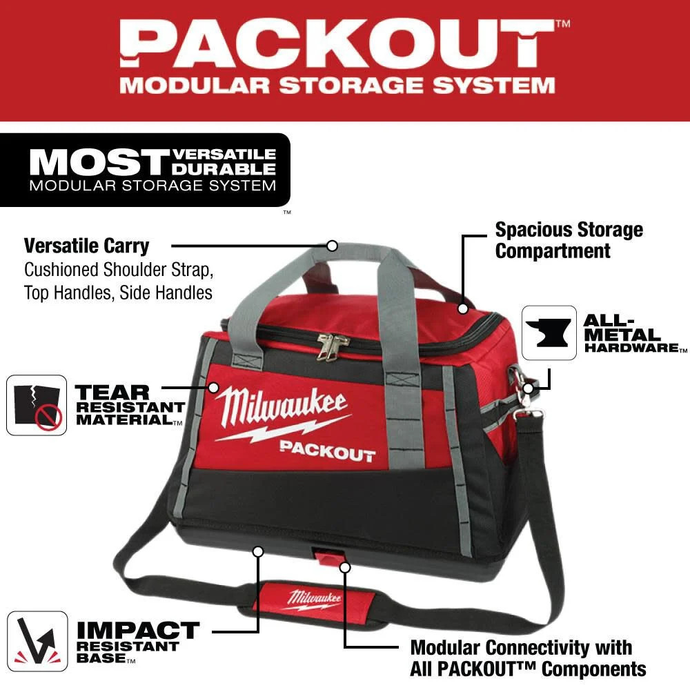 Milwaukee 20 In. Packout Tool Bag