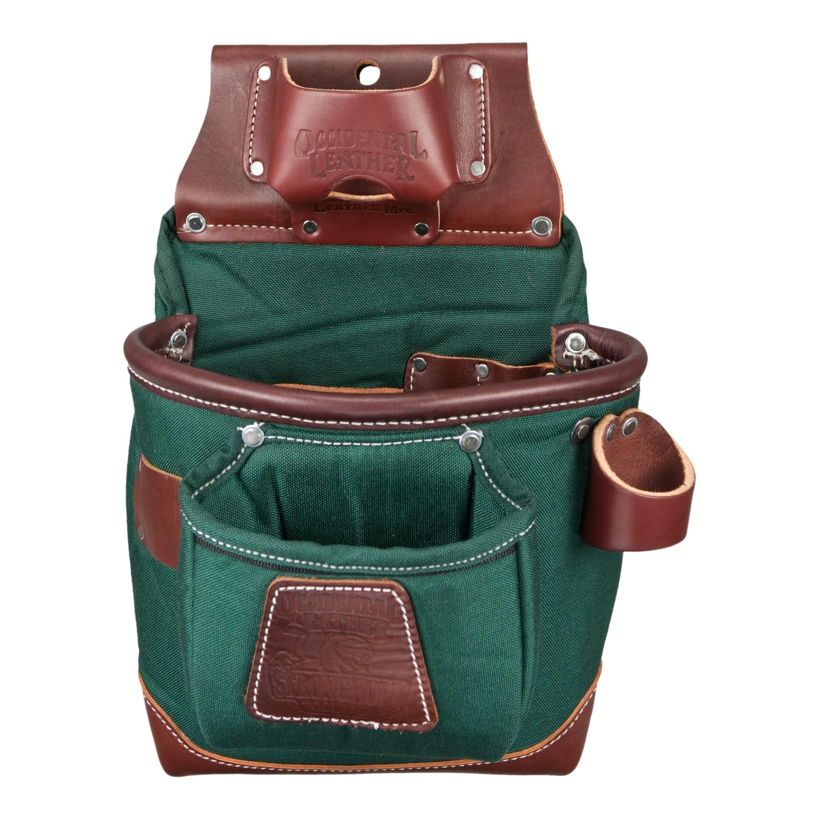 Occidental Leather FatLip Tool Bag 13 Pockets & Tool Holders Made in USA